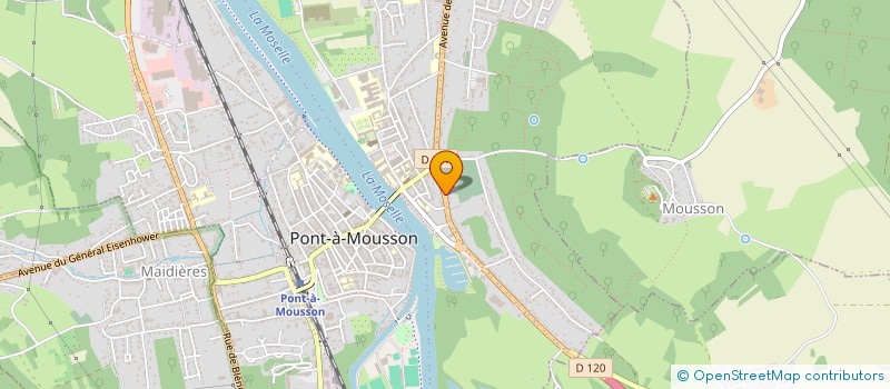 localisation de l'entreprise UN TOIT POUR TOI  PONT-A-MOUSSON