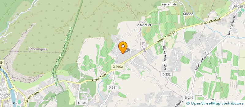 localisation de l'entreprise UN TOIT POUR TOI  BOISSET-ET-GAUJAC