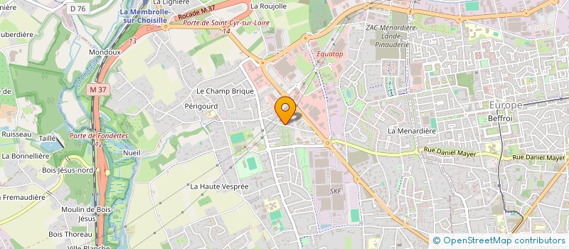 localisation de l'entreprise UN TOIT POUR TOI  SAINT-CYR-SUR-LOIRE