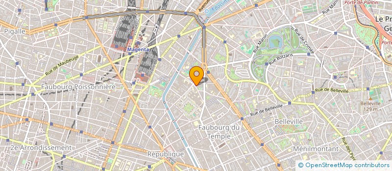 localisation de l'entreprise UN TOIT POUR TOI COMMERCIAL à PARIS