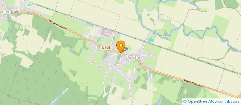 localisation de l'entreprise UN TOIT POUR TOUS  SOUVANS