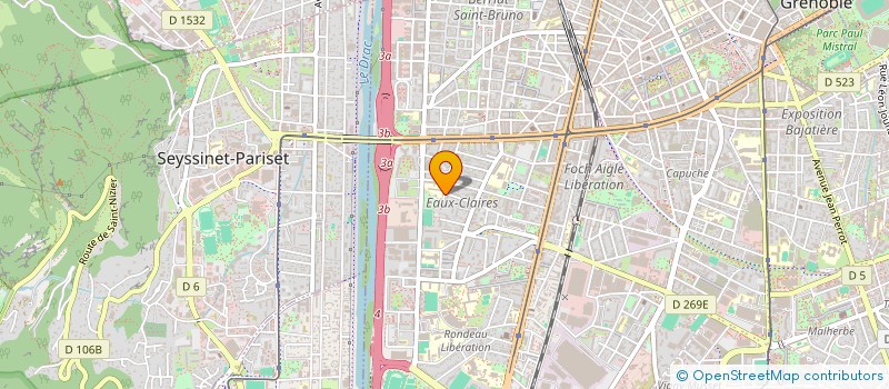 localisation de l'entreprise UN TOIT POUR TOUTES à GRENOBLE