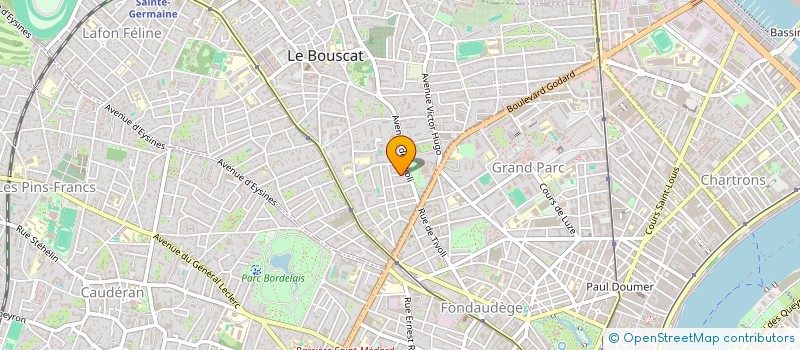 localisation de l'entreprise UN TOIT UN LIT  LE BOUSCAT