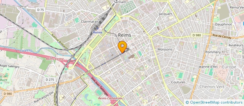 localisation de l'entreprise UN TOUR EN VILLE  REIMS