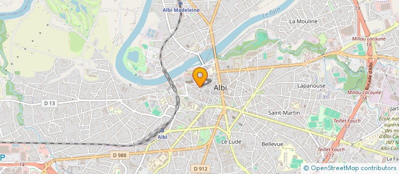localisation de l'entreprise UN TOUT PETIT MONDE à ALBI