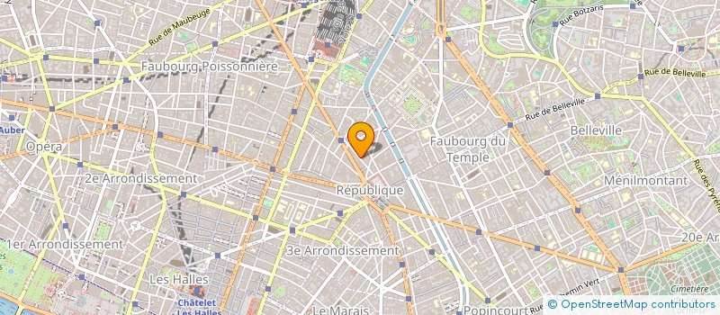 localisation de l'entreprise UN TRAIT D'UNION  PARIS