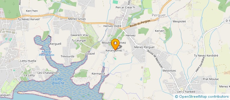 localisation de l'entreprise UN TRAIT PLUS LOIN  FOUESNANT