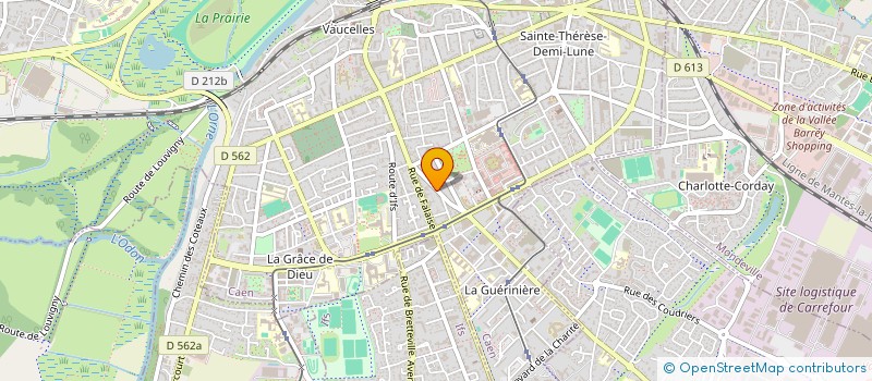 localisation de l'entreprise UN TROIS CINQ HUIT  CAEN