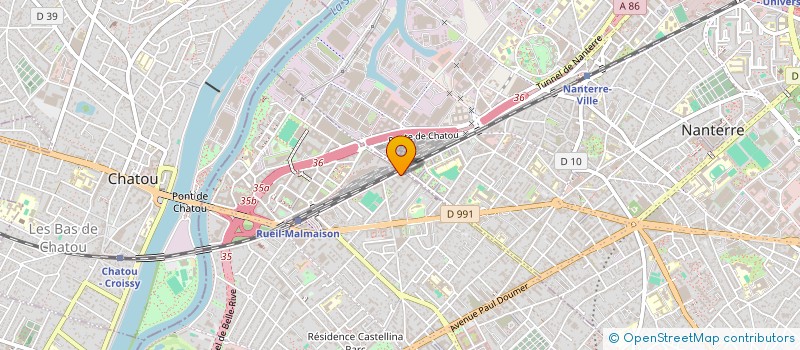 localisation de l'entreprise UN VELO POUR TOUS à RUEIL-MALMAISON