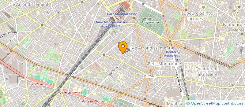 localisation de l'entreprise UN VILLAGE SOUS LES ETOILES  PARIS