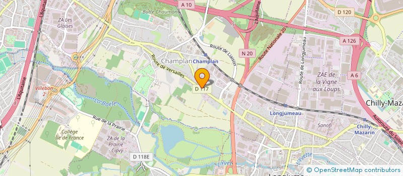 localisation de l'entreprise UN VOEU  CHAMPLAN