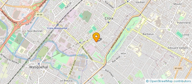 localisation de l'entreprise UN VOLANT ET DES REVES  CROIX