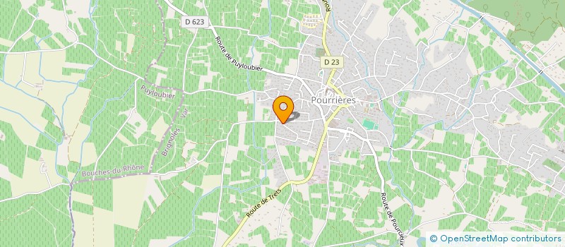 localisation de l'entreprise UN VOLANT POUR TOUS  POURRIERES