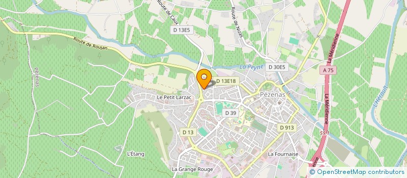 localisation de l'entreprise UN XV MACHOUS à PEZENAS