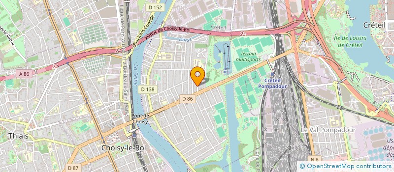 localisation de l'entreprise UN ZESTE D'AILLEURS à CHOISY-LE-ROI