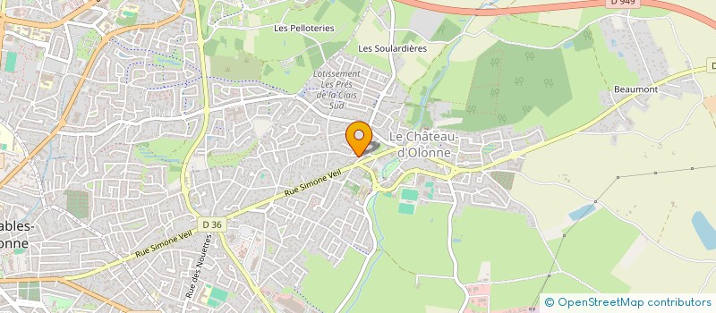 localisation de l'entreprise UN ZESTE DE BOIS à LES SABLES D'OLONNE
