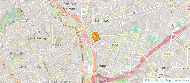 localisation de l'entreprise UN ZESTE VERS L'AUTRE (UZVA) à LES LILAS