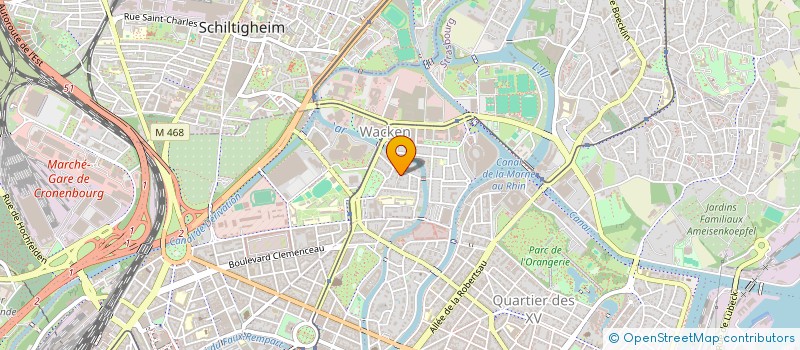 localisation de l'entreprise UN1ON à STRASBOURG