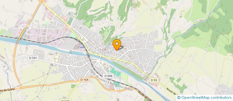 localisation de l'entreprise UN33D  CREST