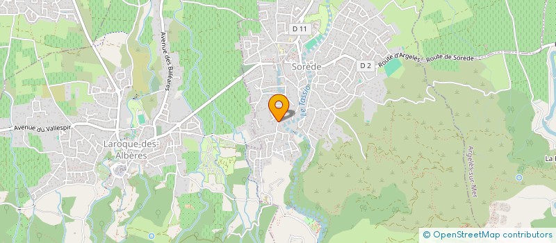 localisation de l'entreprise UNA  SOREDE