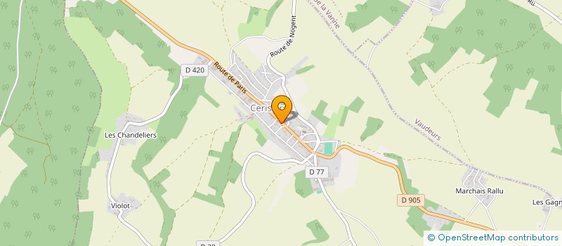 localisation de l'entreprise UNA CERISIERS - VILLENEUVE L'ARCHEVEQUE à CERISIERS