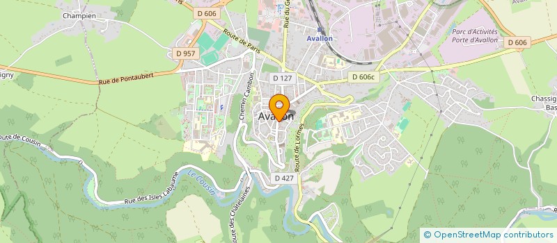 localisation de l'entreprise UNA DE L AVALLONNAIS à AVALLON