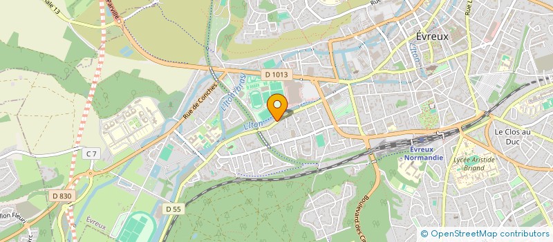 localisation de l'entreprise UNA DU CANTON DE RUGLES  EVREUX