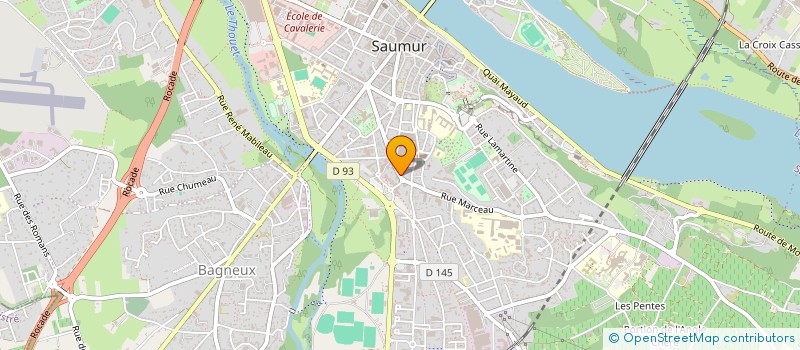 localisation de l'entreprise UNA DU SAUMUROIS à SAUMUR