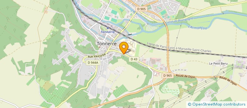 localisation de l'entreprise UNA DU TONNERROIS à TONNERRE