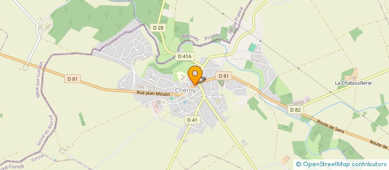 localisation de l'entreprise UNA GATINAIS EN BOURGOGNE à CHEROY