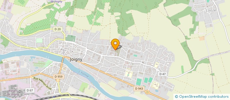 localisation de l'entreprise UNA JOIGNY CHARNY à JOIGNY