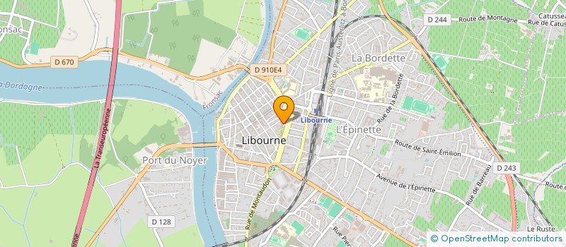 localisation de l'entreprise UNA LIBOURNAIS-HAUTE GIRONDE à LIBOURNE