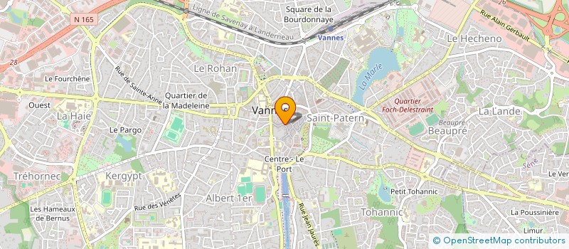 localisation de l'entreprise UNA PERLA à VANNES