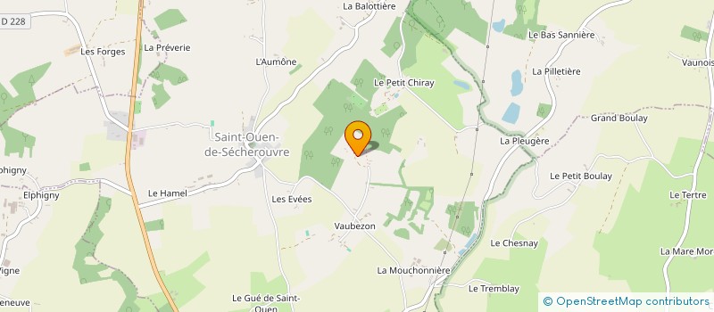 localisation de l'entreprise UNA PICCOLA COSA à SAINT-OUEN-DE-SECHEROUVRE