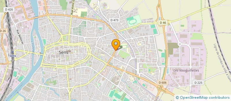 localisation de l'entreprise UNA VILLE DE SENS à SENS