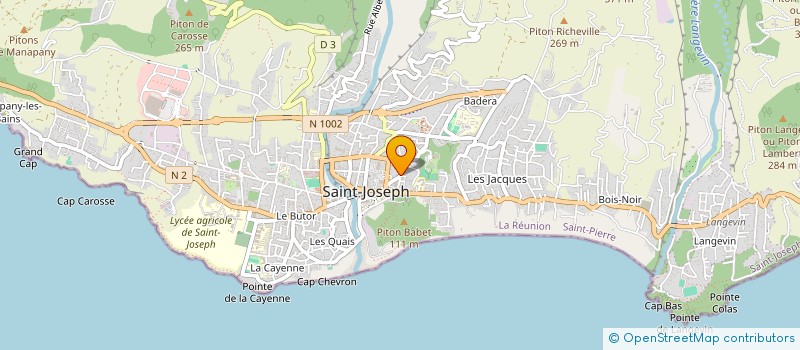 localisation de l'entreprise UNAAPE - ASSOCIATION AUTONOME DES PARENTS D'ELEVES DU SUD SAUVAGE à SAINT-JOSEPH