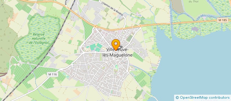 localisation de l'entreprise UNADIF FNDIR SECT DEP DEPORTES  VILLENEUVE-LES-MAGUELONE