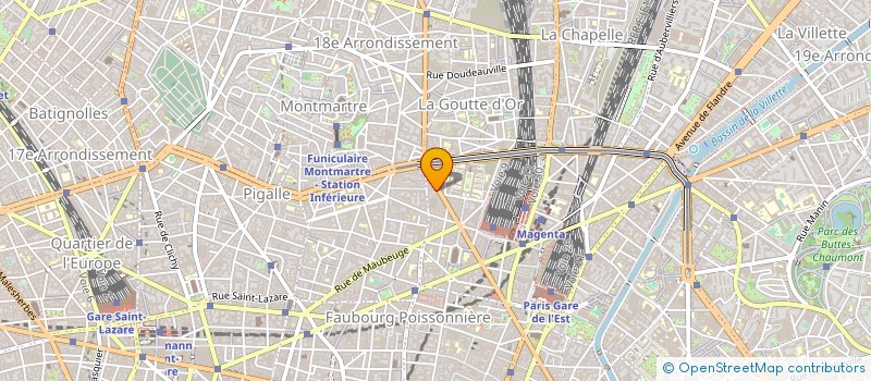 localisation de l'entreprise UNADREO à PARIS