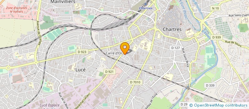 localisation de l'entreprise UNAF 28 à LUCE