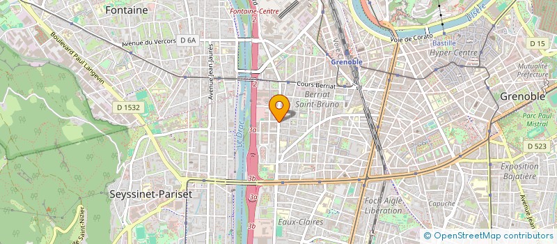 localisation de l'entreprise UNAGI GRENOBLE à GRENOBLE