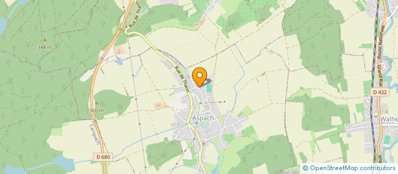 localisation de l'entreprise UNAGREEN  ASPACH