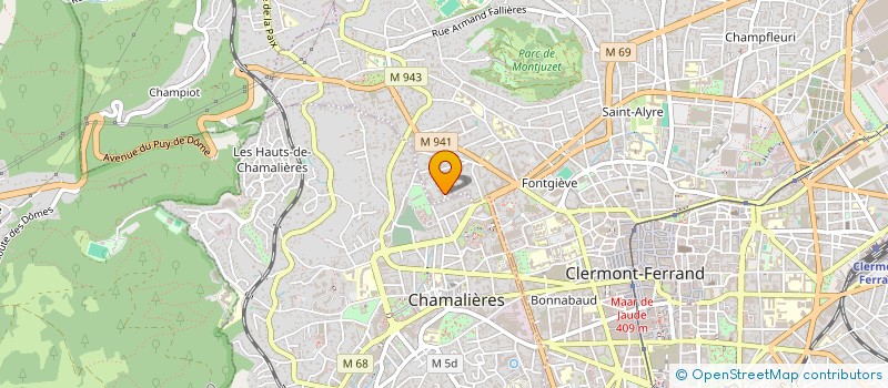 localisation de l'entreprise UNAI AUVERGNE RHONE ALPES  CLERMONT-FERRAND