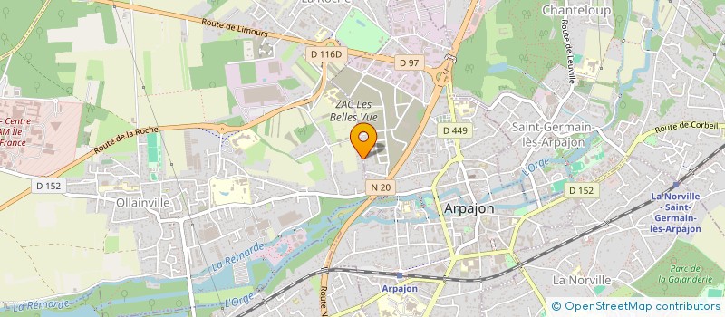 localisation de l'entreprise UNAL  OLLAINVILLE