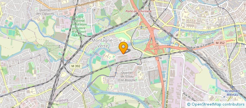localisation de l'entreprise UNAL ECHAFAUDAGES à STRASBOURG
