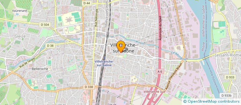 localisation de l'entreprise UNALDI LIDER SUPER MARKET  VILLEFRANCHE-SUR-SAONE