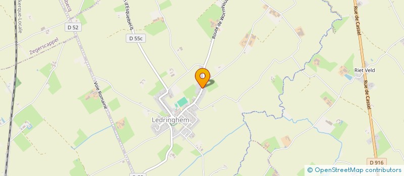 localisation de l'entreprise UNALUNA à LEDRINGHEM