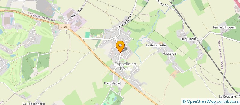 localisation de l'entreprise UNAN  CAPPELLE-EN-PEVELE