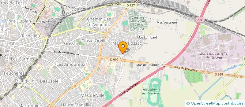 localisation de l'entreprise UNANIM'BAD UNB30  NIMES