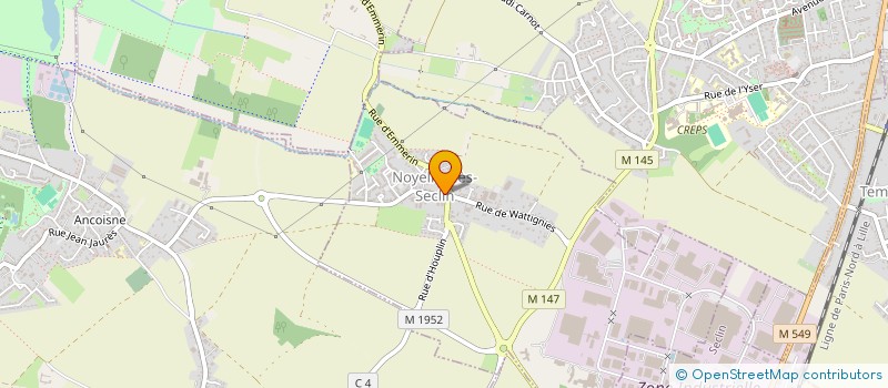 localisation de l'entreprise UNANIME à NOYELLES-LES-SECLIN