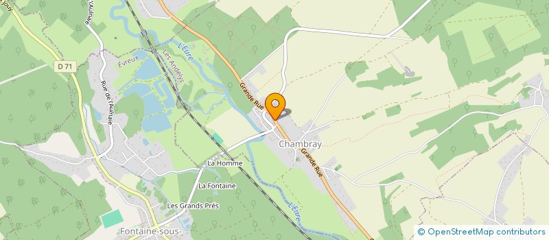 localisation de l'entreprise UNANYME COMMUNICATION  CHAMBRAY